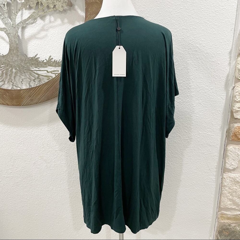 NWT Universal Standard Liquid Jersey Two-Way Cross Wrap Top Green XL 26 38 - Picture 7 of 9